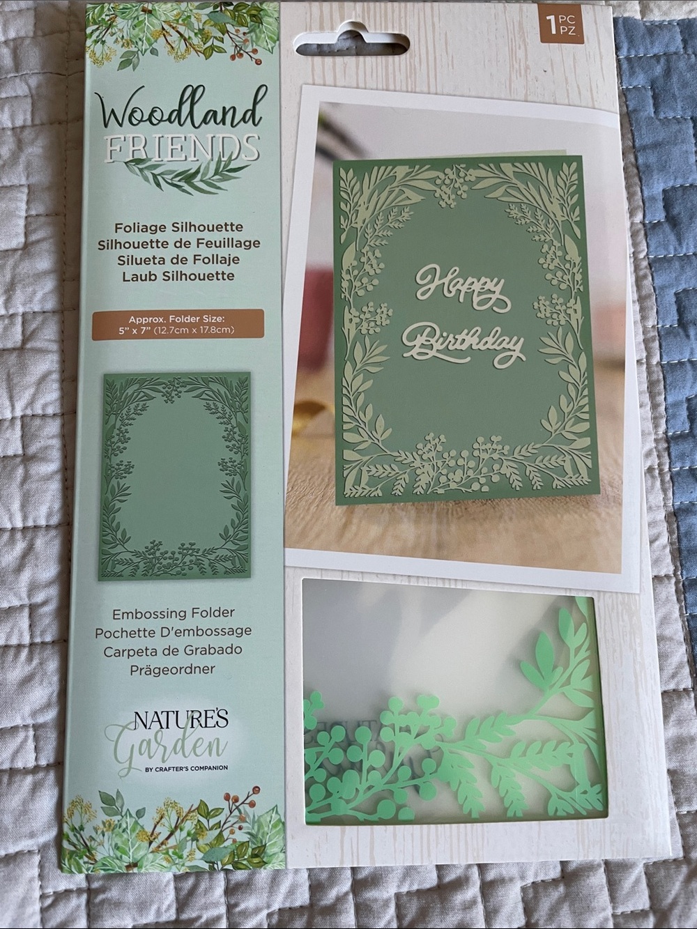 Crafters Companion new embossing folder
